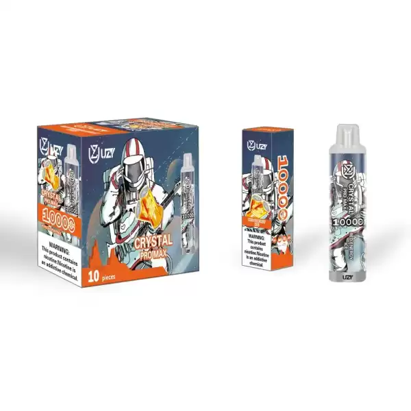 UZY Crystal Pro Max 10K (10000) Puffs 23.0ML E-Liquid 650mAh Battery Rechargeable 2%-5% Nicotine Disposable Vape 11 UZY Crystal Pro Max 10K (10000) Puffs 16.0ML E-Liquid 650mAh Battery Rechargeable 2%-5% Nicotine Disposable Vape