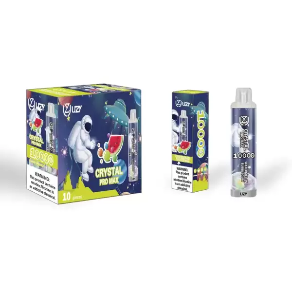 UZY Crystal Pro Max 10K (10000) Puffs 23.0ML E-Liquid 650mAh Battery Rechargeable 2%-5% Nicotine Disposable Vape 3 UZY Crystal Pro Max 10K (10000) Puffs 16.0ML E-Liquid 650mAh Battery Rechargeable 2%-5% Nicotine Disposable Vape