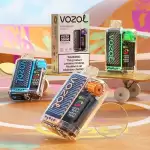 Vozol Vista 20K (20000) Puffs LCD Screen 24mL E-liquid 0% 2% 5% Nicotine USB Type-C Charging Disposable Vape
