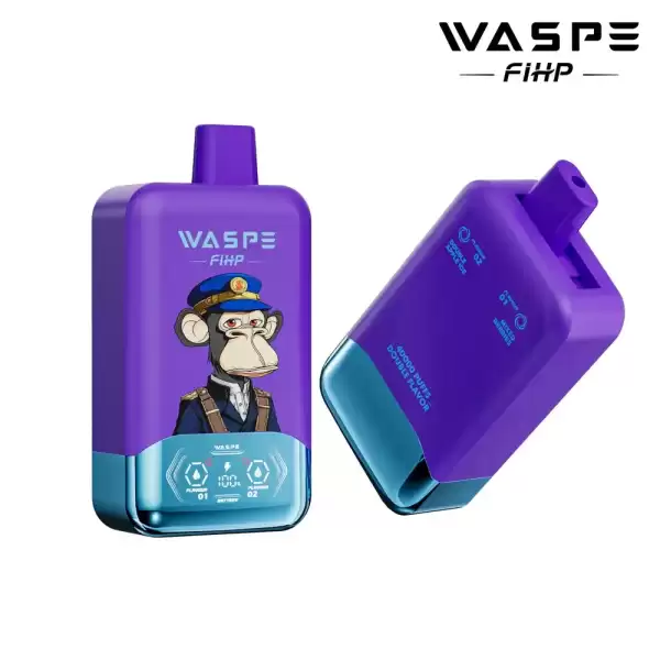 WASPE FIHP Double Flavor 40K (40000) Puffs Smart LED Display 2% 5% Nicotine 36mL E-liquid 850mAh Rechargeable Battery Disposable Vape 7 WASPE FIHP Double Flavor 40K (40000) Puffs Smart LED Display 2% 5% Nicotine 36mL E-liquid 850mAh Rechargeable Battery Disposable Vape