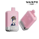 WASPE FIHP Double Flavor 40K (40000) Puffs Smart LED Display 2% 5% Nicotine 36mL E-liquid 850mAh Rechargeable Battery Disposable Vape