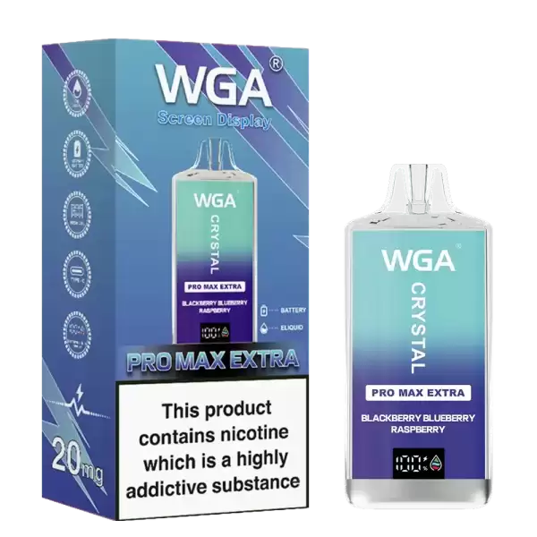 WGA Crystal Pro Max Extra 15K (15000) Puffs Adjustable Airflow 650mAh Battery Type-C Charging 20ml Capacity 2% 5% Nicotine Disposable Vape 2 WGA Crystal Pro Max Extra 15K (15000) Puffs Adjustable Airflow 650mAh Battery Type-C Charging 20ml Capacity 2% 5% Nicotine Disposable Vape