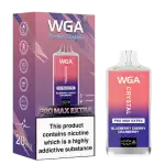 WGA Crystal Pro Max Extra 15K (15000) Puffs Adjustable Airflow 650mAh Battery Type-C Charging 20ml Capacity 2% 5% Nicotine Disposable Vape