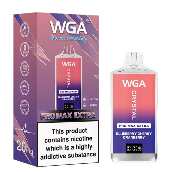 WGA Crystal Pro Max Extra 15K (15000) Puffs Adjustable Airflow 650mAh Battery Type-C Charging 20ml Capacity 2% 5% Nicotine Disposable Vape 3 WGA Crystal Pro Max Extra 15K (15000) Puffs Adjustable Airflow 650mAh Battery Type-C Charging 20ml Capacity 2% 5% Nicotine Disposable Vape