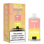 WGA Crystal Pro Max Extra 15K (15000) Puffs Adjustable Airflow 650mAh Battery Type-C Charging 20ml Capacity 2% 5% Nicotine Disposable Vape