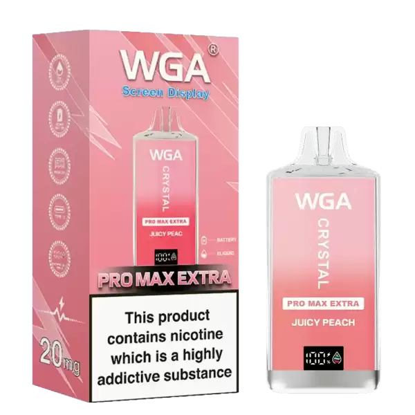 WGA Crystal Pro Max Extra 15K (15000) Puffs Adjustable Airflow 650mAh Battery Type-C Charging 20ml Capacity 2% 5% Nicotine Disposable Vape 12 WGA Crystal Pro Max Extra 15K (15000) Puffs Adjustable Airflow 650mAh Battery Type-C Charging 20ml Capacity 2% 5% Nicotine Disposable Vape