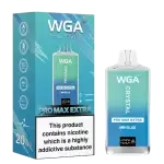 WGA Crystal Pro Max Extra 15K (15000) Puffs Adjustable Airflow 650mAh Battery Type-C Charging 20ml Capacity 2% 5% Nicotine Disposable Vape