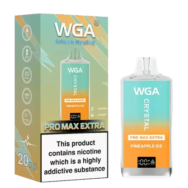 WGA Crystal Pro Max Extra 15K (15000) Puffs Adjustable Airflow 650mAh Battery Type-C Charging 20ml Capacity 2% 5% Nicotine Disposable Vape 15 WGA Crystal Pro Max Extra 15K (15000) Puffs Adjustable Airflow 650mAh Battery Type-C Charging 20ml Capacity 2% 5% Nicotine Disposable Vape