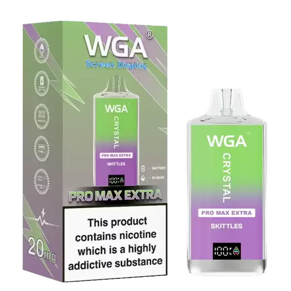 WGA Crystal Pro Max Extra 15K (15000) Puffs Adjustable Airflow 650mAh Battery Type-C Charging 20ml Capacity 2% 5% Nicotine Disposable Vape 18 WGA Crystal Pro Max Extra 15K (15000) Puffs Adjustable Airflow 650mAh Battery Type-C Charging 20ml Capacity 2% 5% Nicotine Disposable Vape