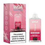 WGA Crystal Pro Max Extra 15K (15000) Puffs Adjustable Airflow 650mAh Battery Type-C Charging 20ml Capacity 2% 5% Nicotine Disposable Vape