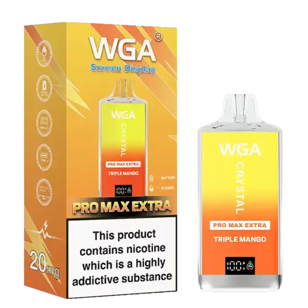 WGA Crystal Pro Max Extra 15K (15000) Puffs Adjustable Airflow 650mAh Battery Type-C Charging 20ml Capacity 2% 5% Nicotine Disposable Vape 23 WGA Crystal Pro Max Extra 15K (15000) Puffs Adjustable Airflow 650mAh Battery Type-C Charging 20ml Capacity 2% 5% Nicotine Disposable Vape
