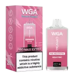 WGA Crystal Pro Max Extra 15K (15000) Puffs Adjustable Airflow 650mAh Battery Type-C Charging 20ml Capacity 2% 5% Nicotine Disposable Vape