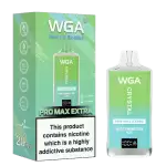 WGA Crystal Pro Max Extra 15K (15000) Puffs Adjustable Airflow 650mAh Battery Type-C Charging 20ml Capacity 2% 5% Nicotine Disposable Vape