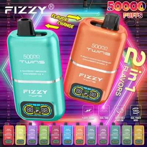 Fizzy Twins flavor: Exploring the Delightful World of 50000 Puffs Vape Flavors 4 Fizzy Twins