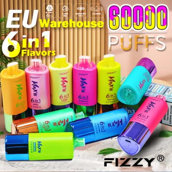 Multi-Flavor Vape: Unlock Explosive Taste: FIZZY Max III Delivers 3X the Refreshment! 5 New Vape