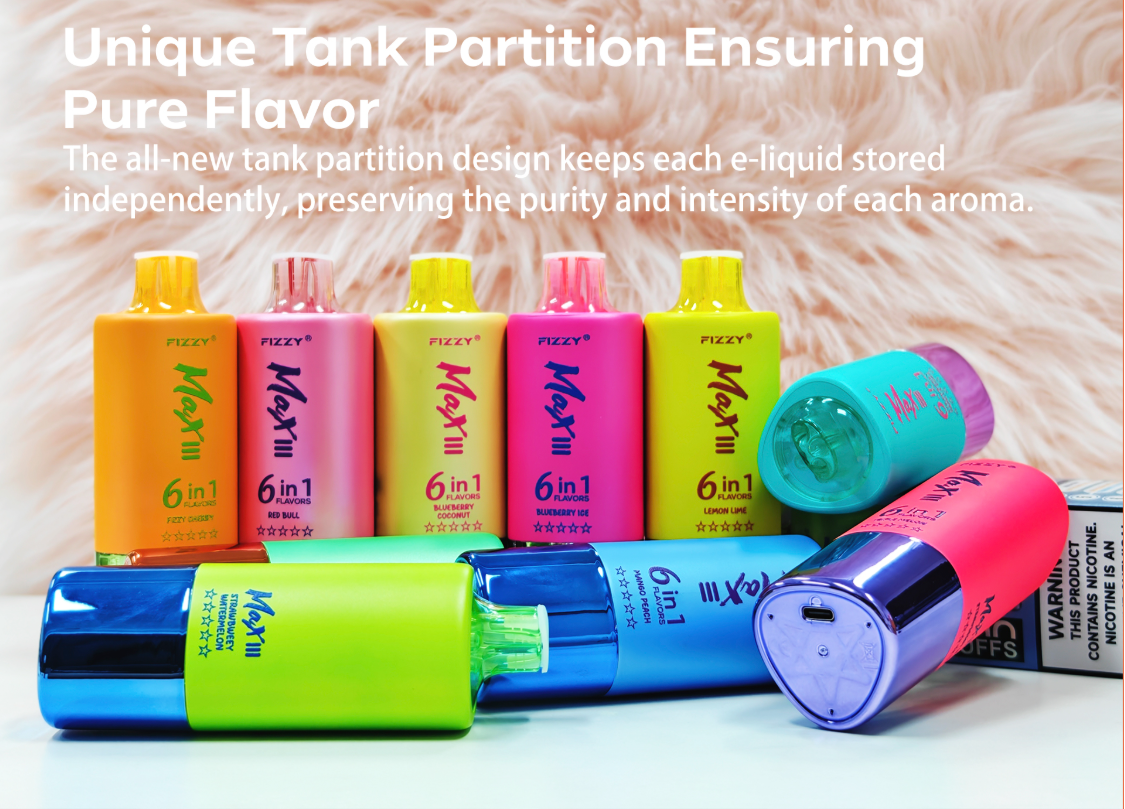 Multi-Flavor Vape: Unlock Explosive Taste: FIZZY Max III Delivers 3X the Refreshment! 19 Multi-Flavor Vape: Unlock Explosive Taste: FIZZY Max III Delivers 3X the Refreshment! 24hvape